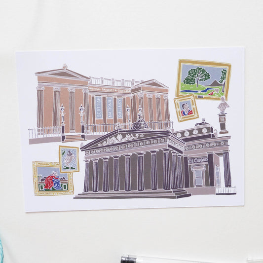 National Galleries Postcard