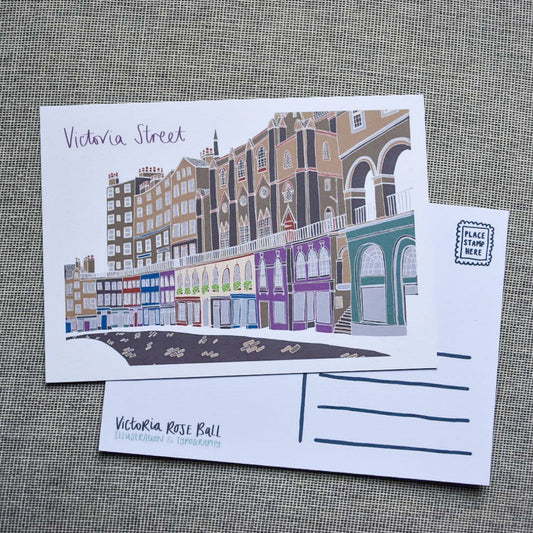Victoria Street Edinburgh Postcard