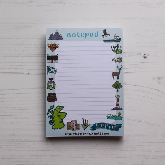 Scotland A6 Notepad