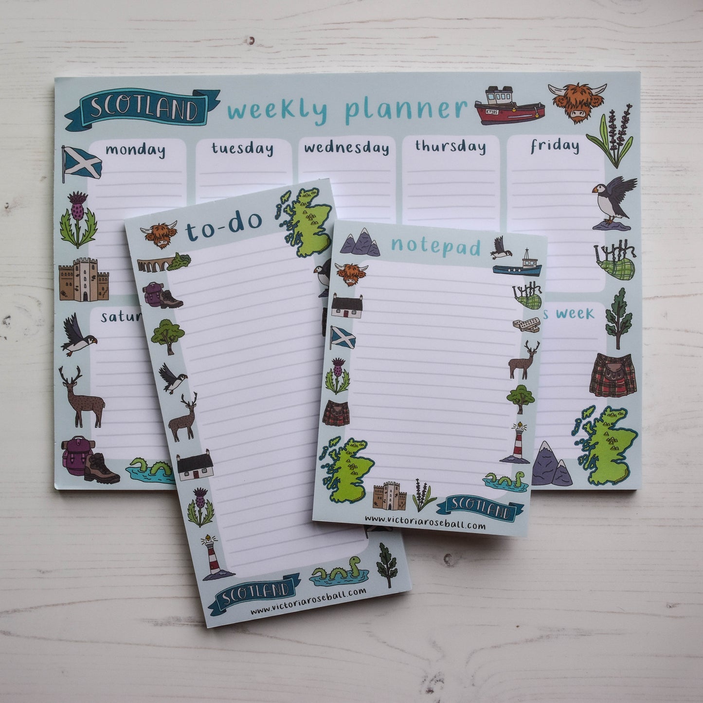 Scotland A6 Notepad