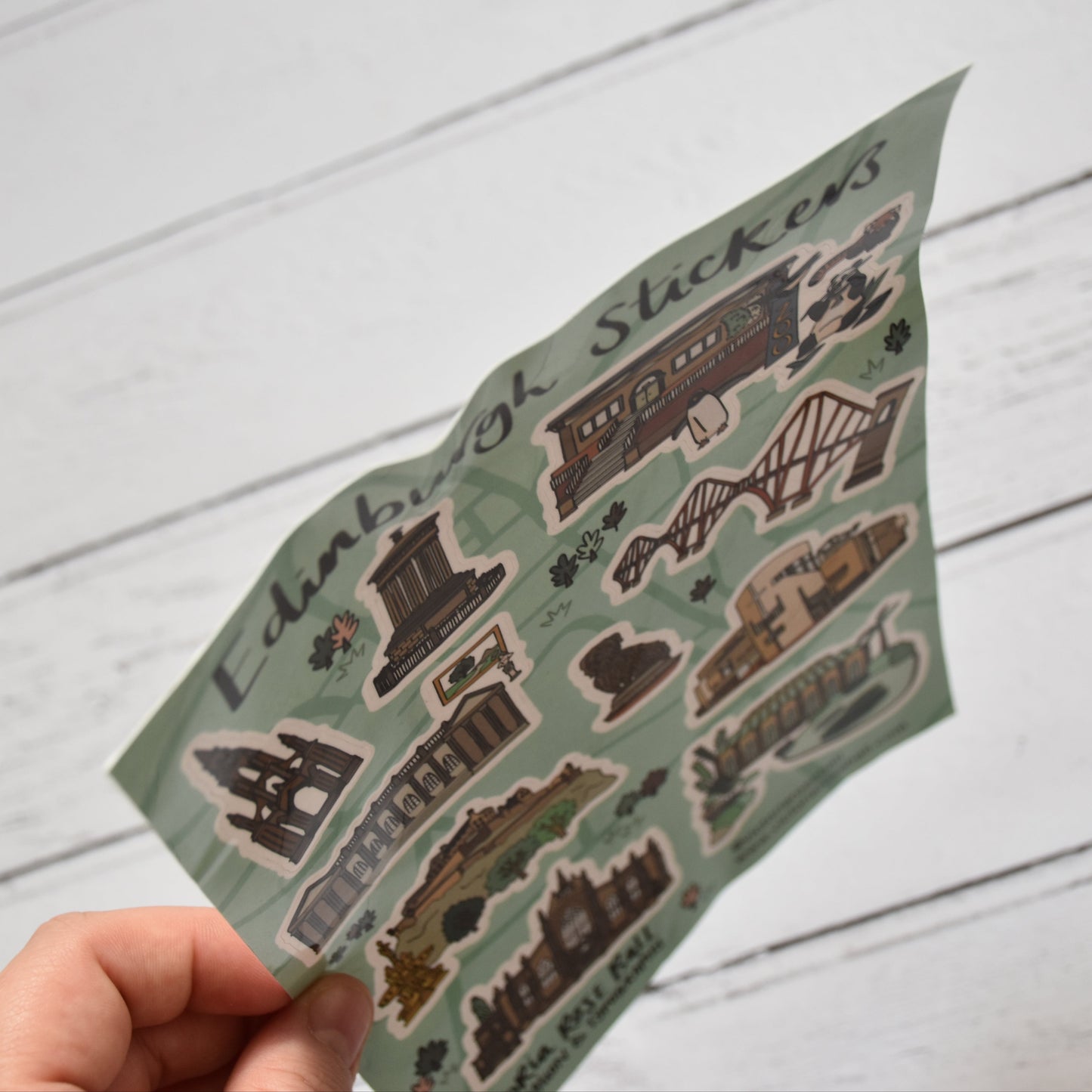 Edinburgh Sticker Sheet