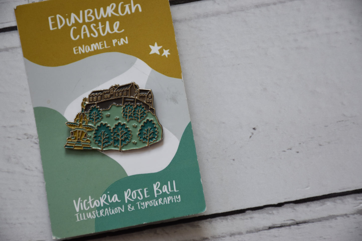 Edinburgh Castle Pin Badge
