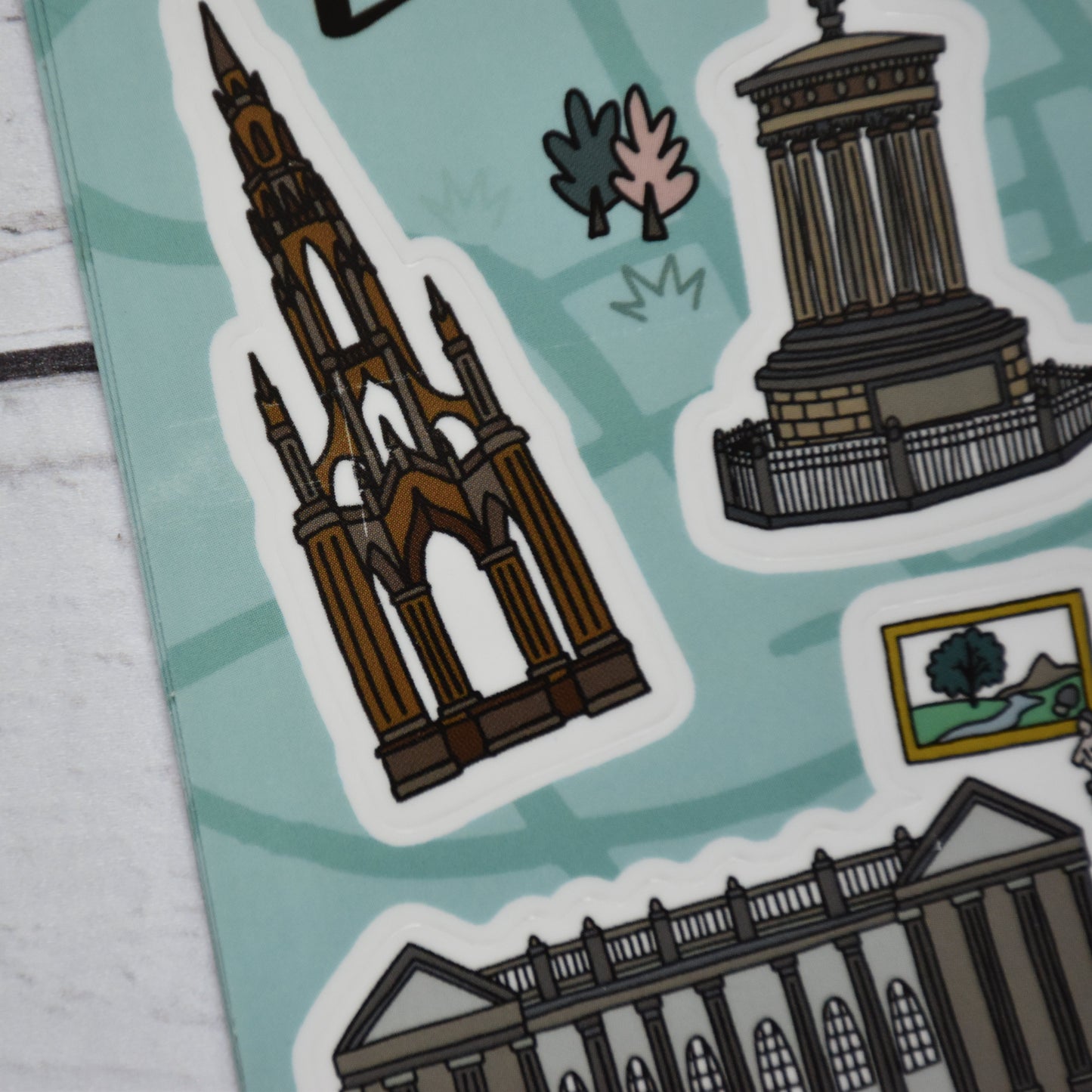 Edinburgh Sticker Sheet