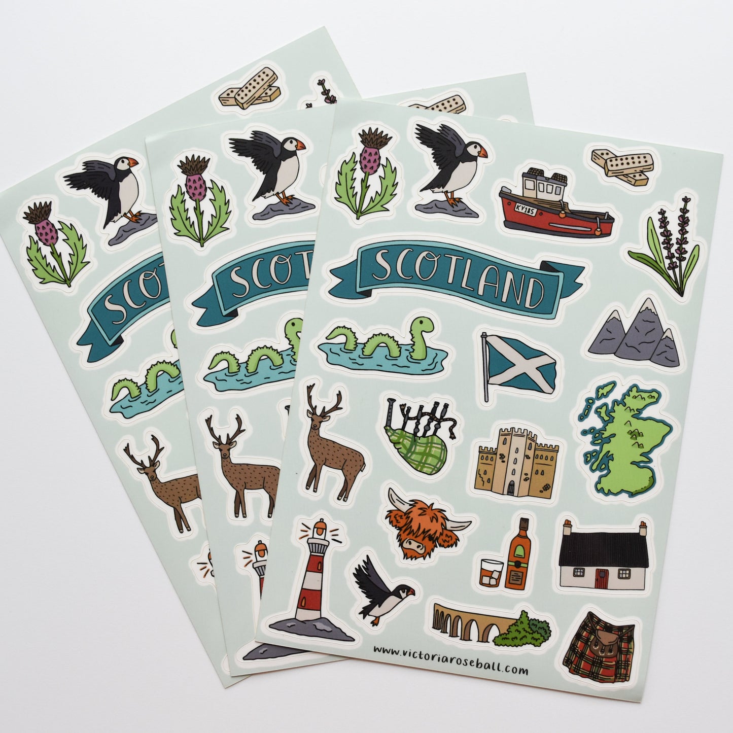Scotland Sticker Sheet