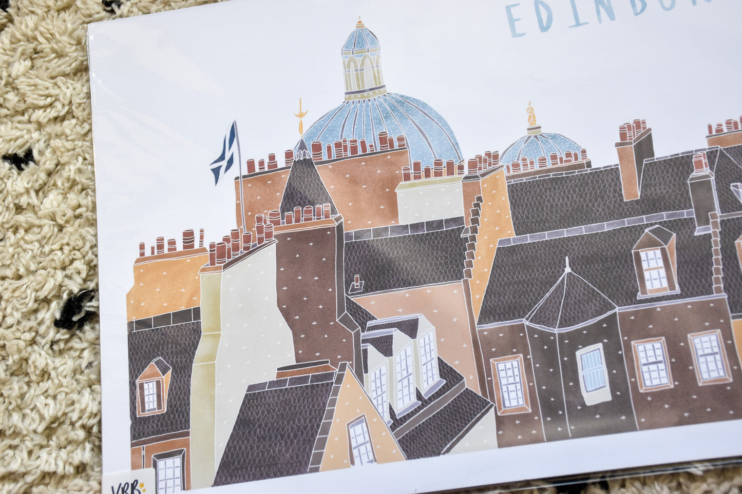 Edinburgh Skyline Print