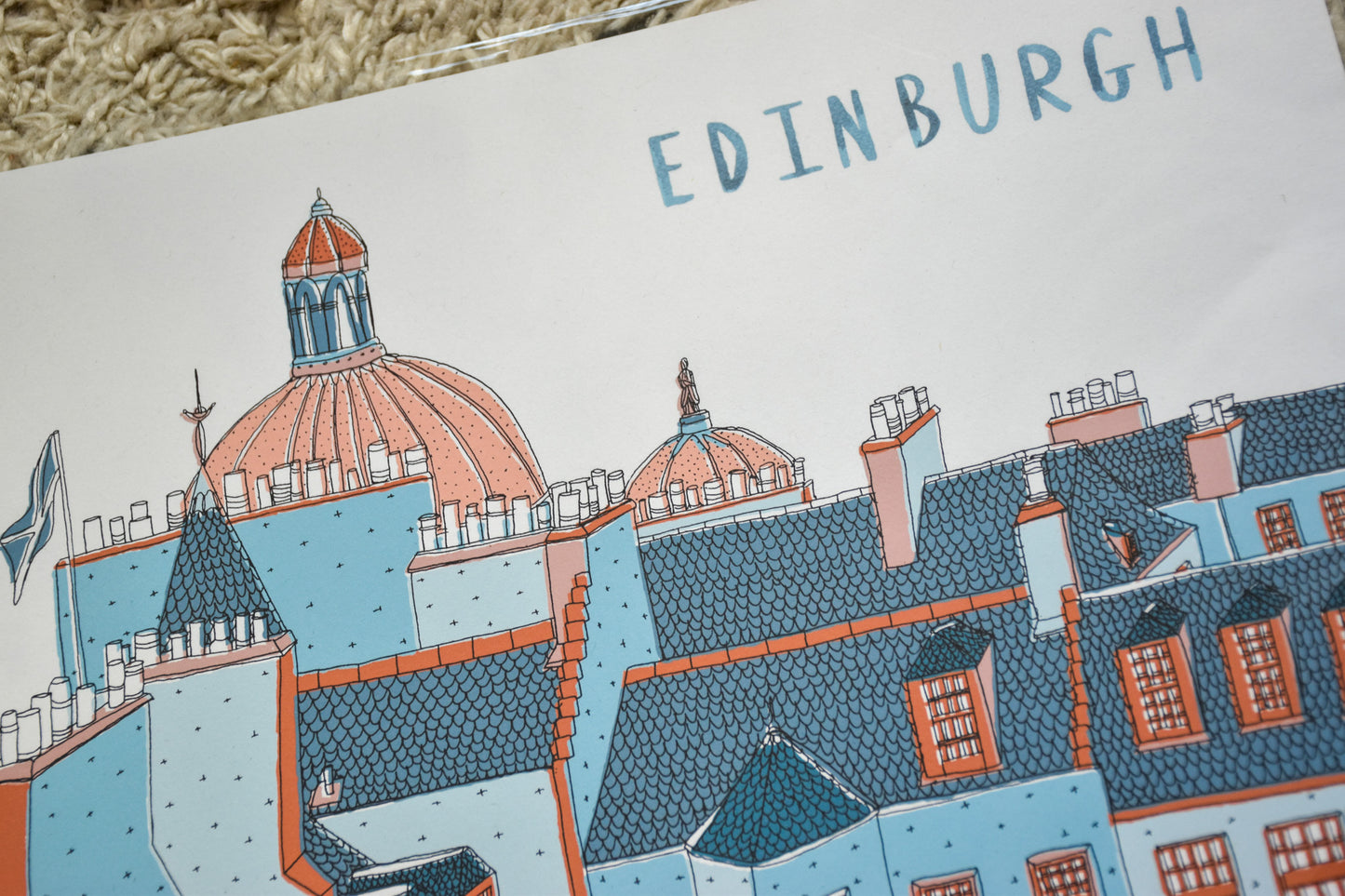 Edinburgh Skyline Print