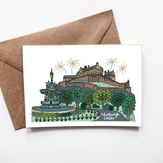 Edinburgh Castle Card