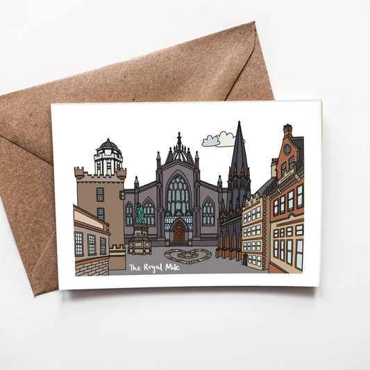 Royal Mile Edinburgh Card