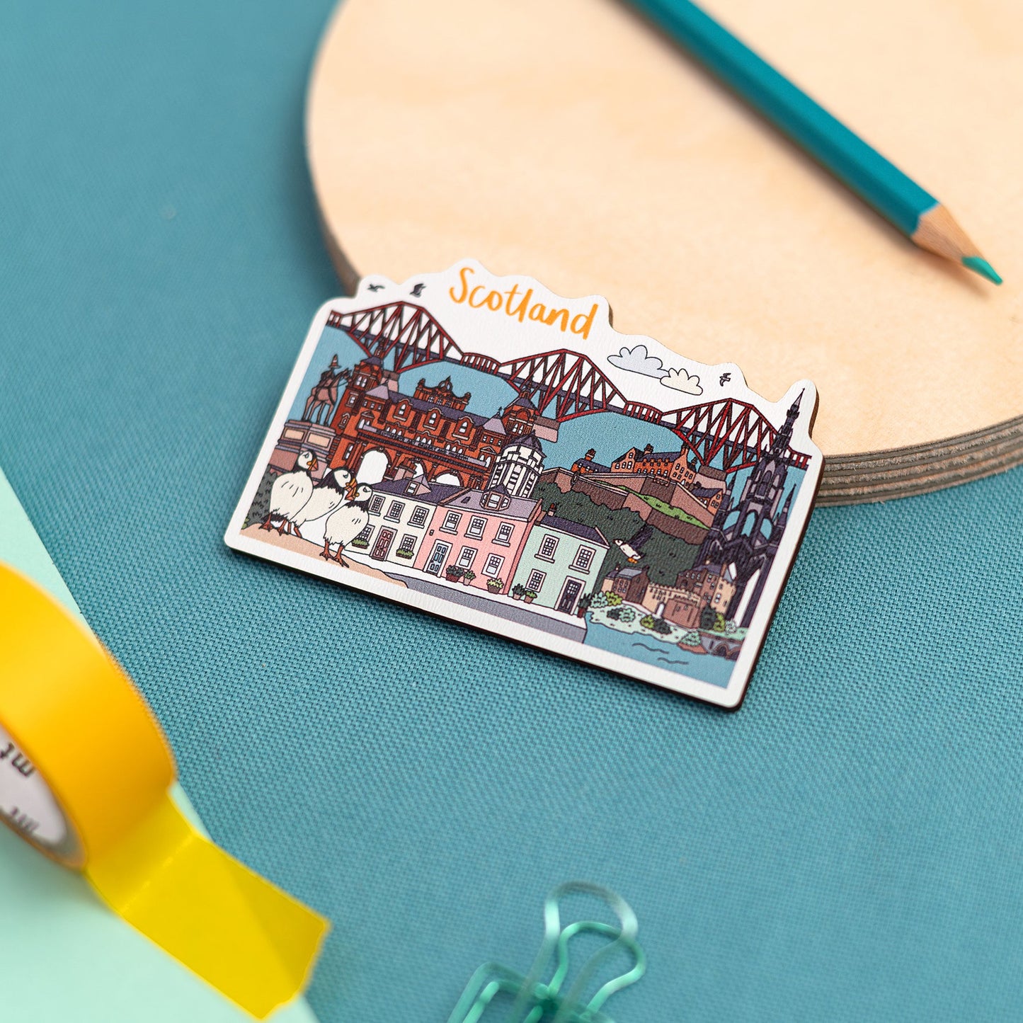 Scotland Landmarks Magnet