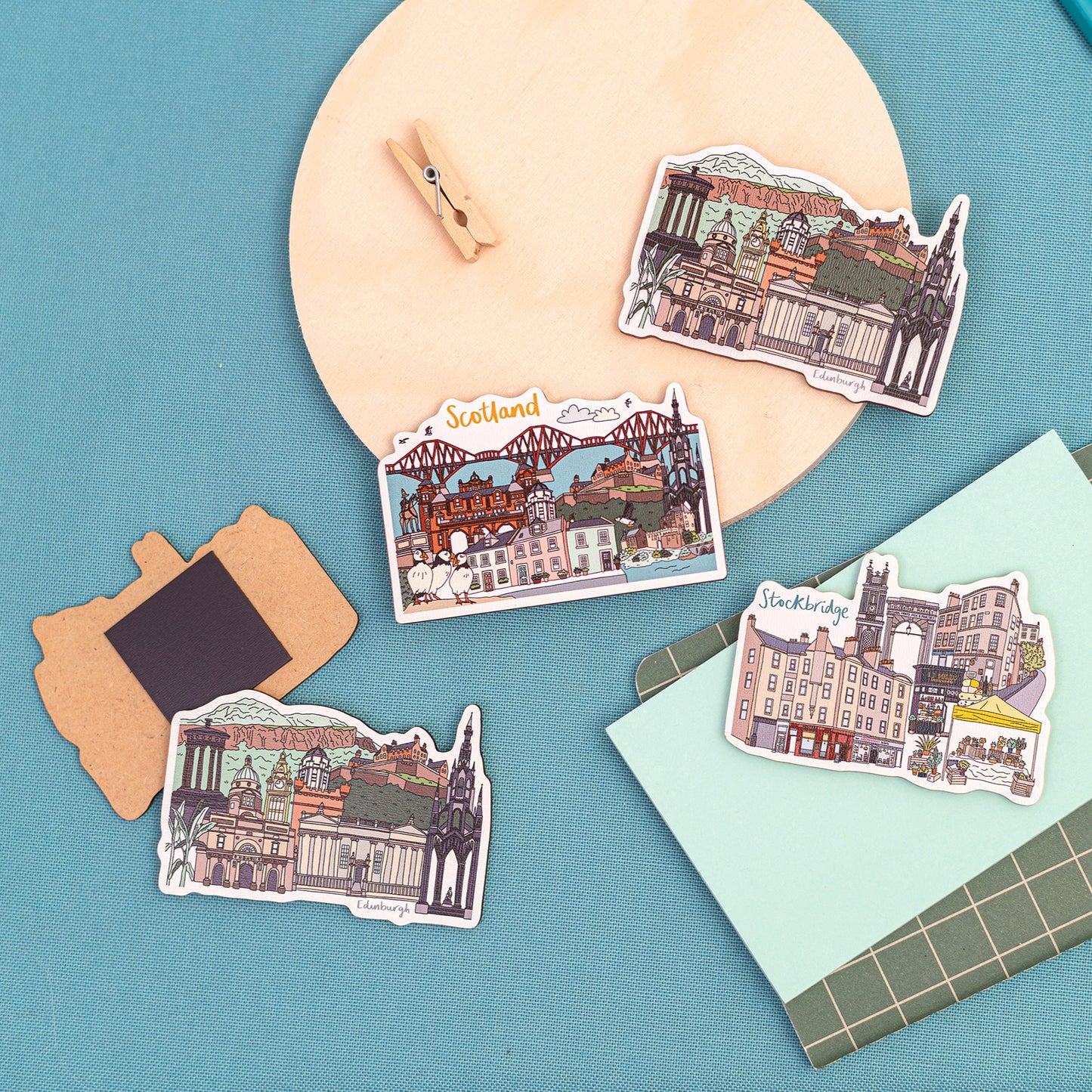 Edinburgh Landmarks Magnet