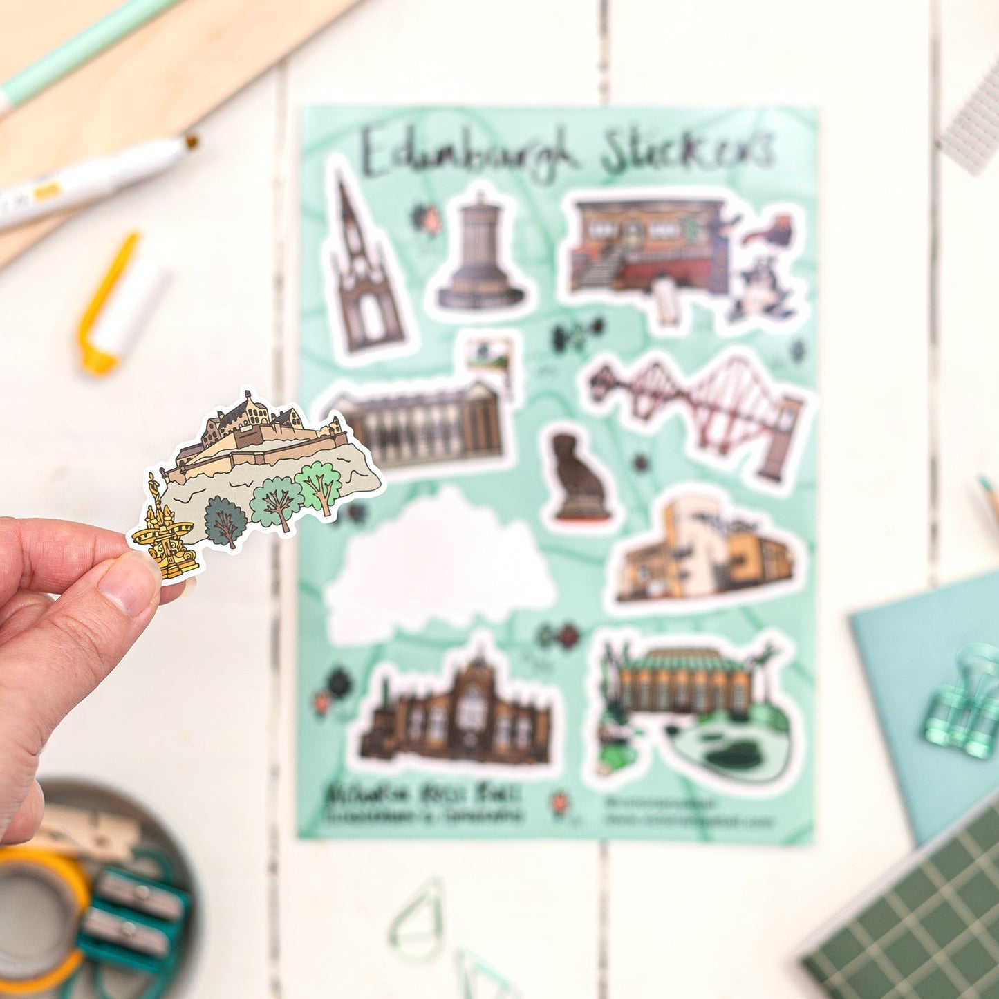 Edinburgh Sticker Sheet