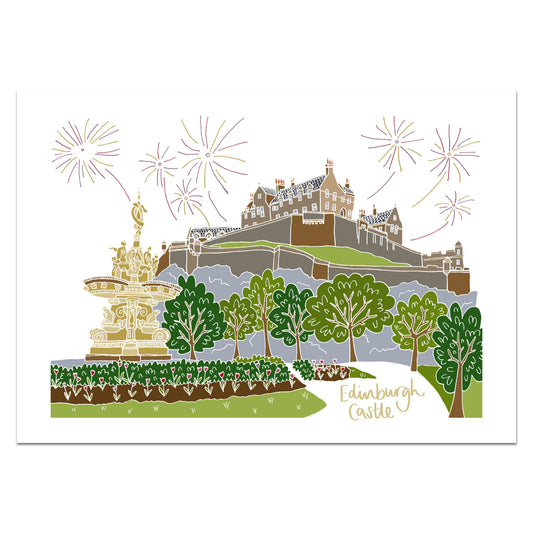 Edinburgh Castle Print