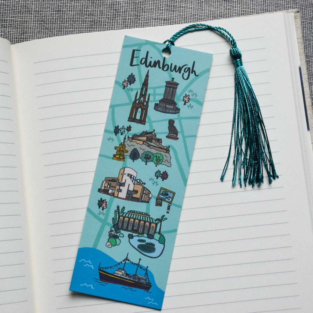 Edinburgh Map Bookmark