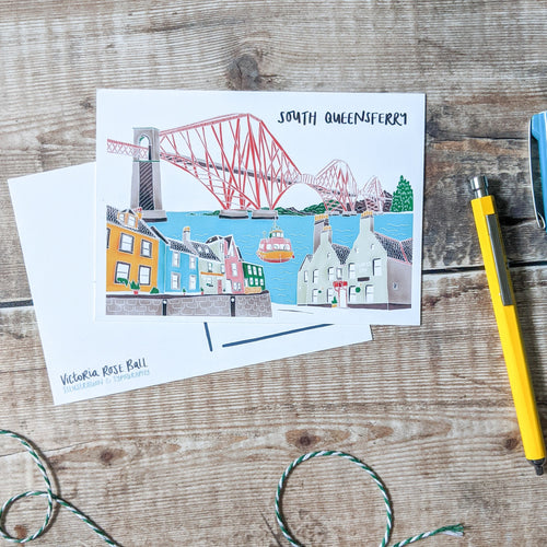 South Queensferry Postcard - Victoria Rose Ball