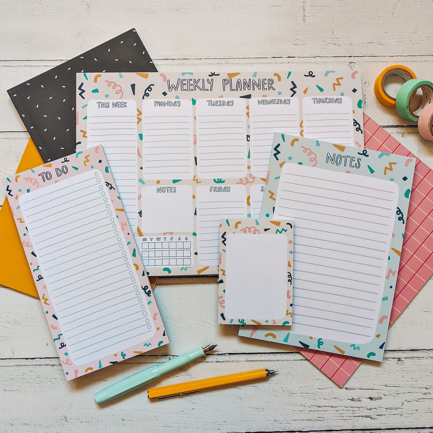 Scribbles A5 Notepad - Victoria Rose Ball