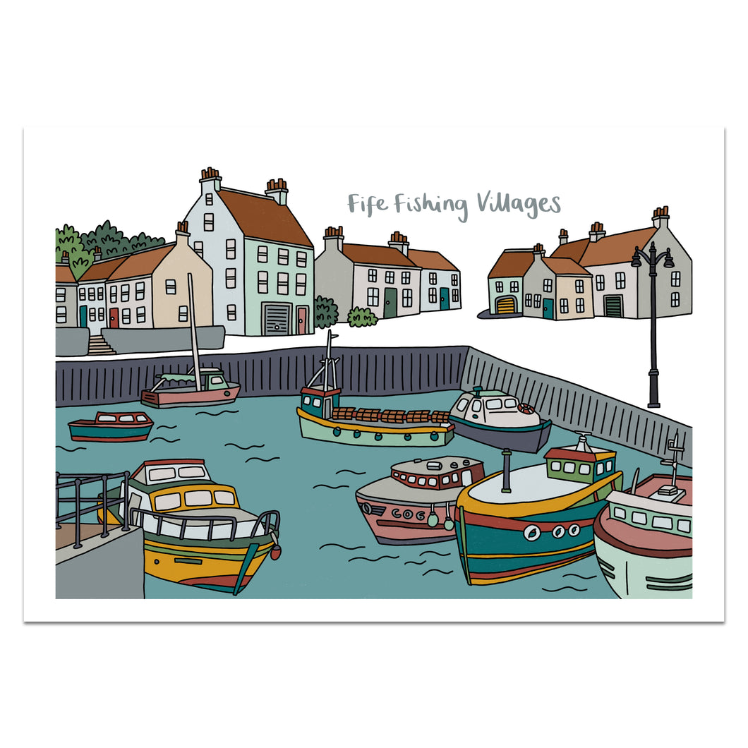 Fife Fishing Villages Print