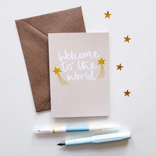Welcome To The World Card - Victoria Rose Ball
