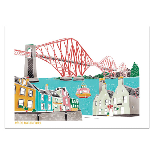 South Queensferry Print - Victoria Rose Ball