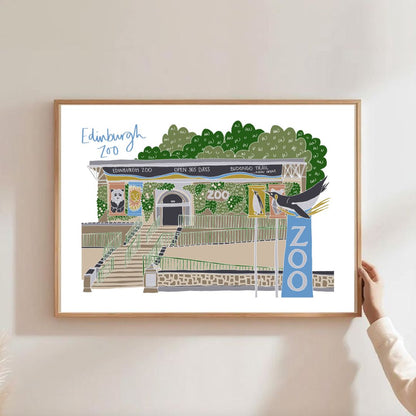 Edinburgh Zoo Print