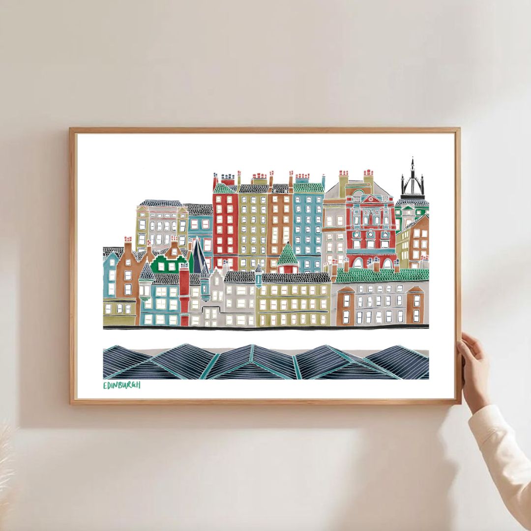 Colourful Edinburgh Print