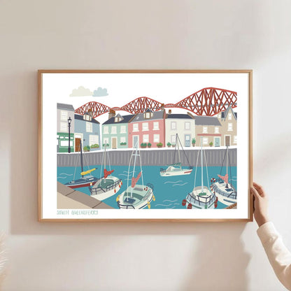 South Queensferry Harbour Print