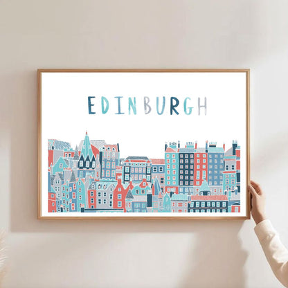 Edinburgh Cityscape Print