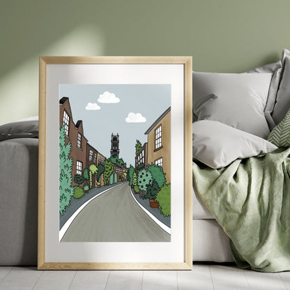 Circus Lane & St Stephens Print