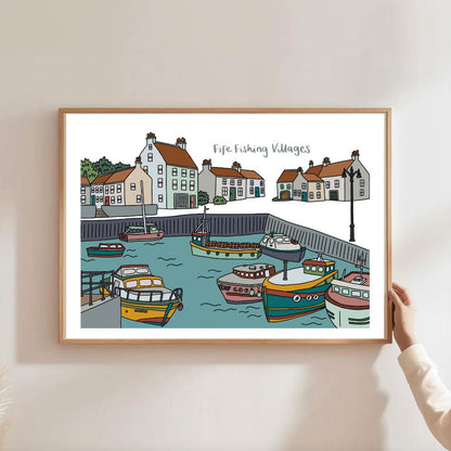 Fife Fishing Villages Print