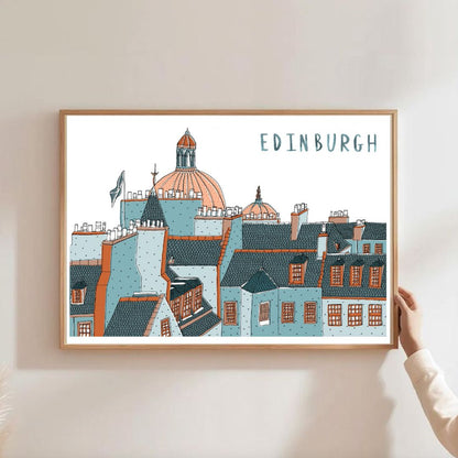 Edinburgh Skyline Print