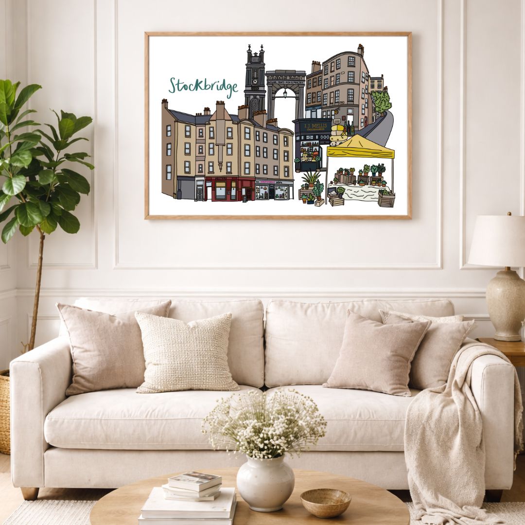 Stockbridge Edinburgh Print