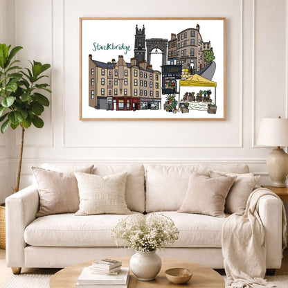 Stockbridge Edinburgh Print