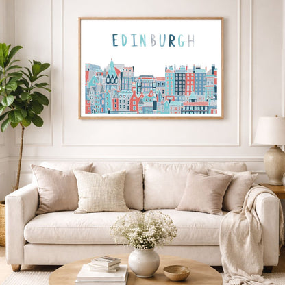Edinburgh Cityscape Print