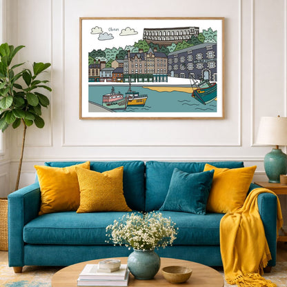 Oban (outlined) Print