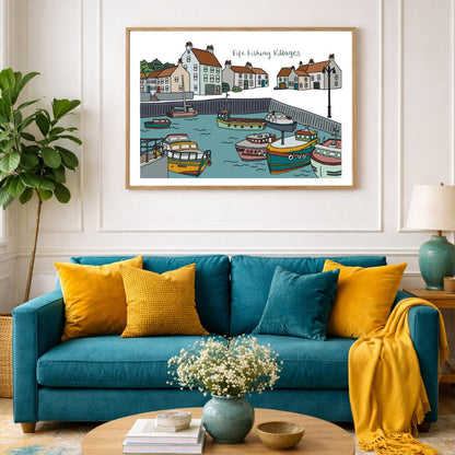 Fife Fishing Villages Print