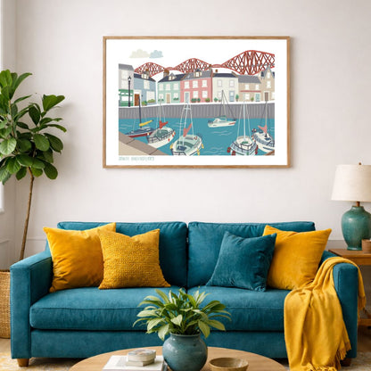 South Queensferry Harbour Print
