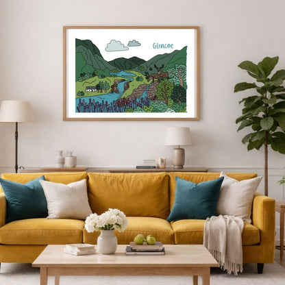 Glencoe Illustrated Print