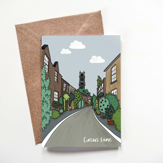 Circus Lane Edinburgh Card