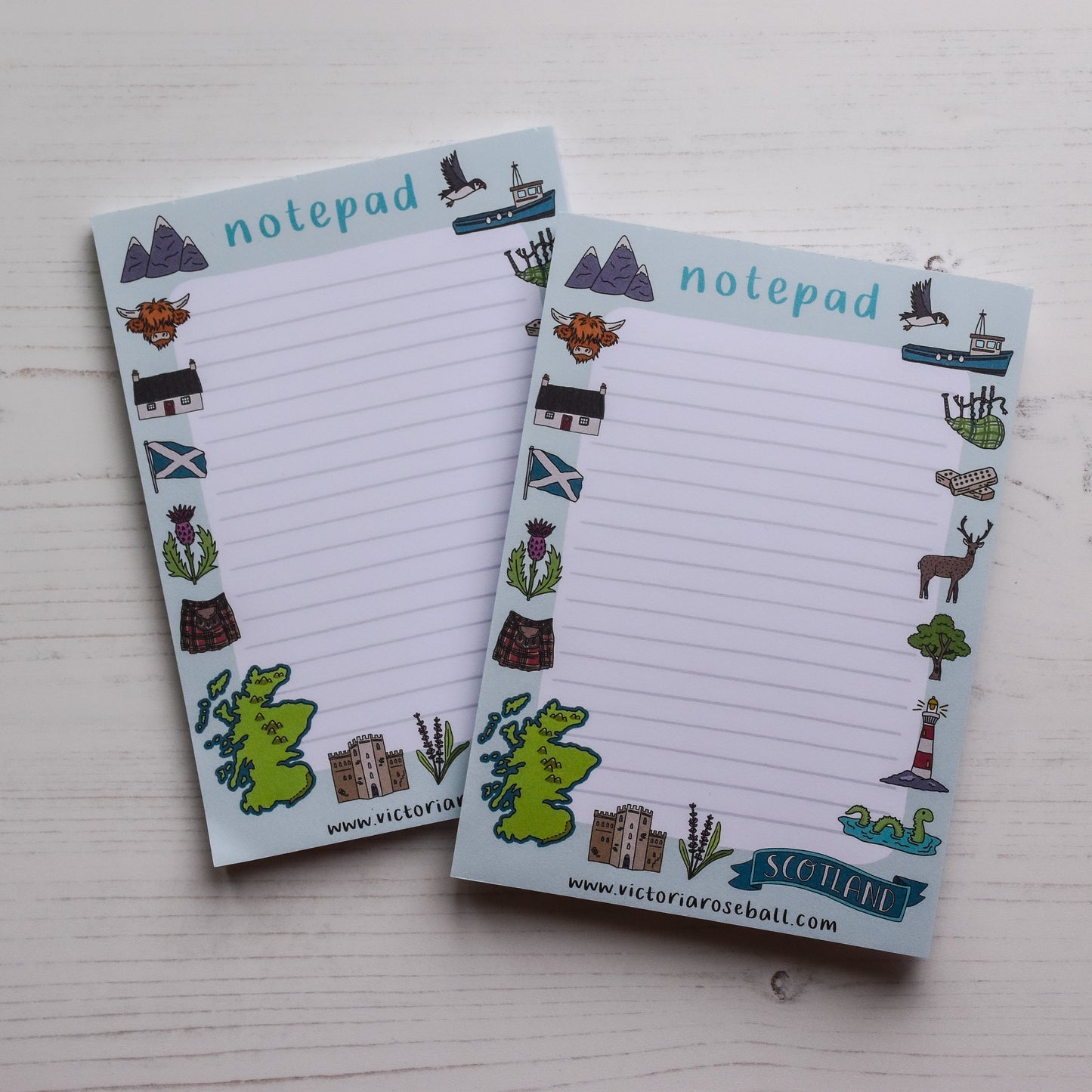 Scotland A6 Notepad