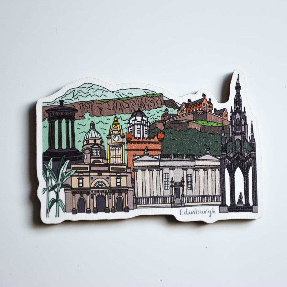 Edinburgh Landmarks Magnet