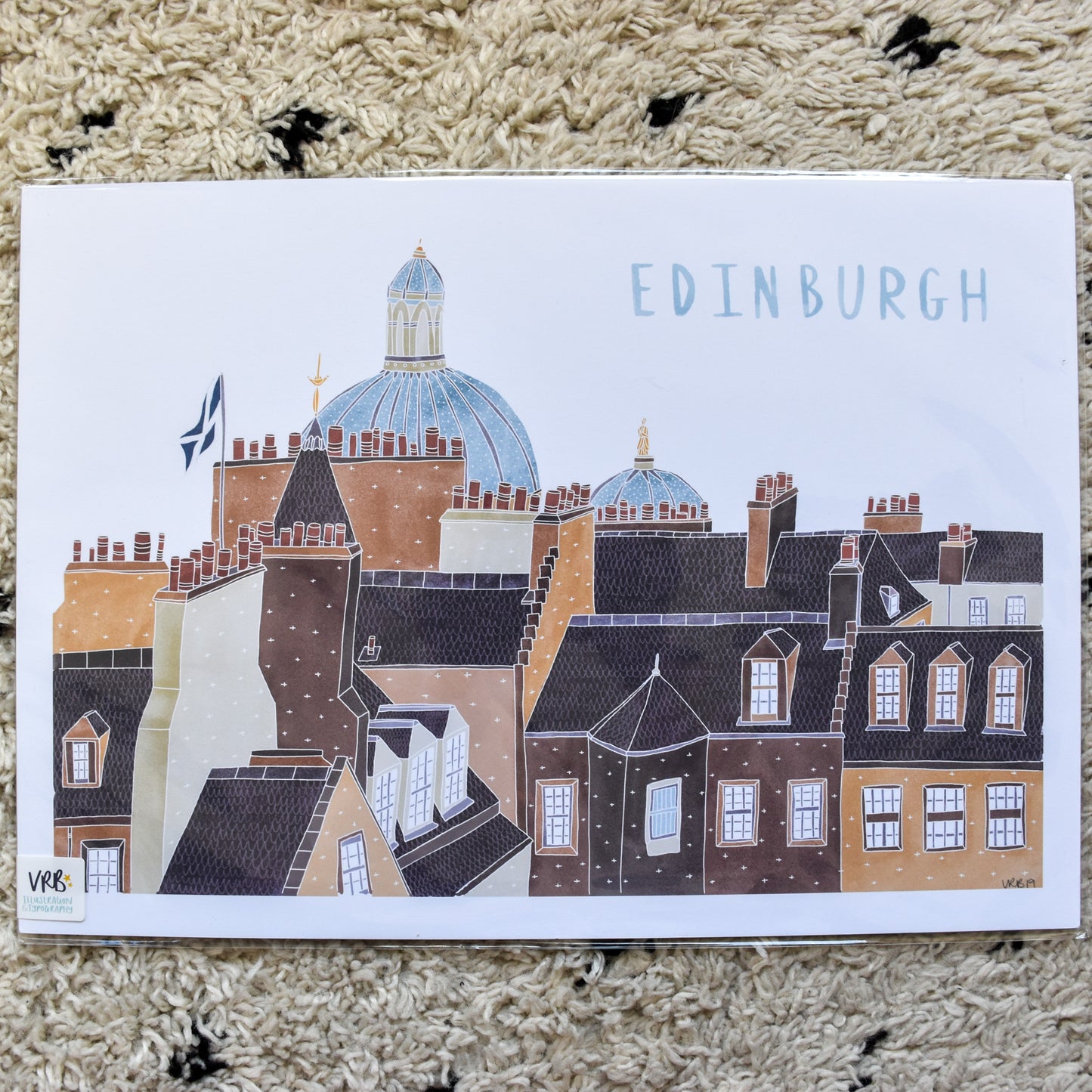 Edinburgh Skyline Print
