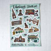 Load image into Gallery viewer, Edinburgh Sticker Sheet
