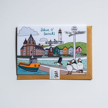 John O'Groats Scotland Card