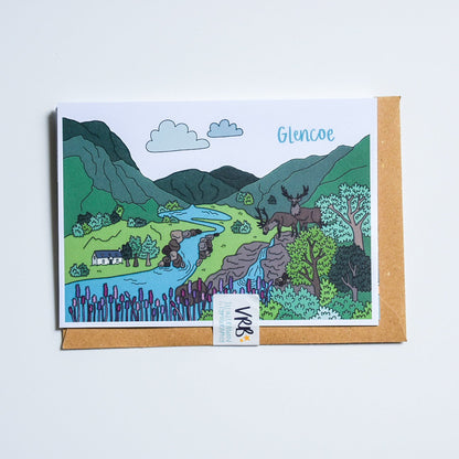 Glencoe Scotland Card