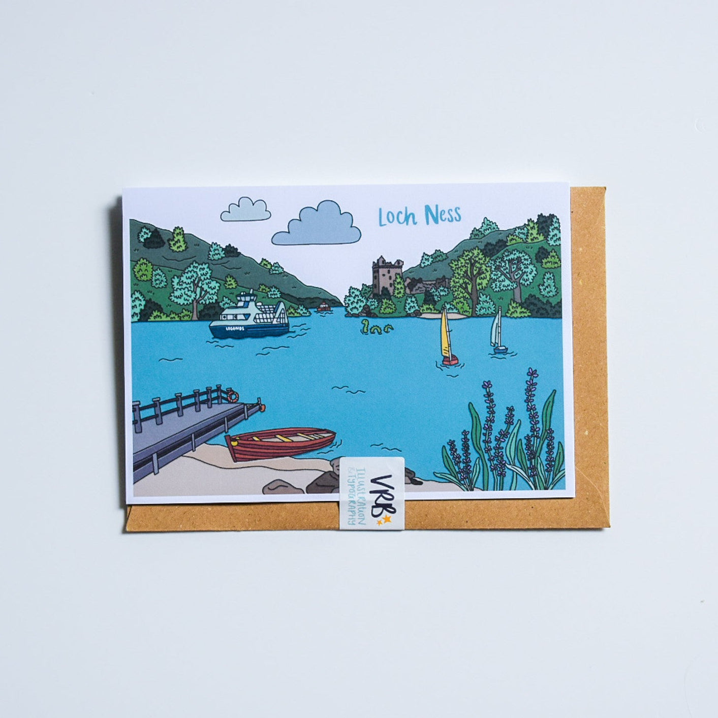 Loch Ness Scotland Card