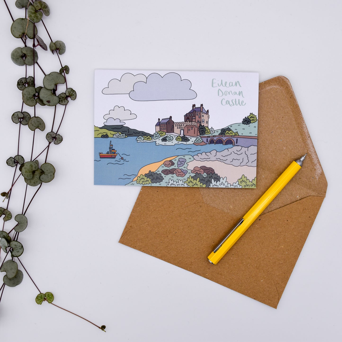 Eilean Donan Castle Scotland Card