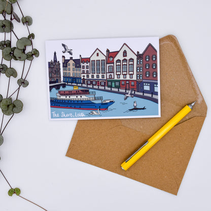 The Shore Leith Edinburgh Card