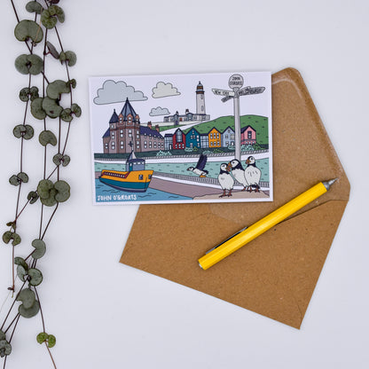 John O'Groats Scotland Card