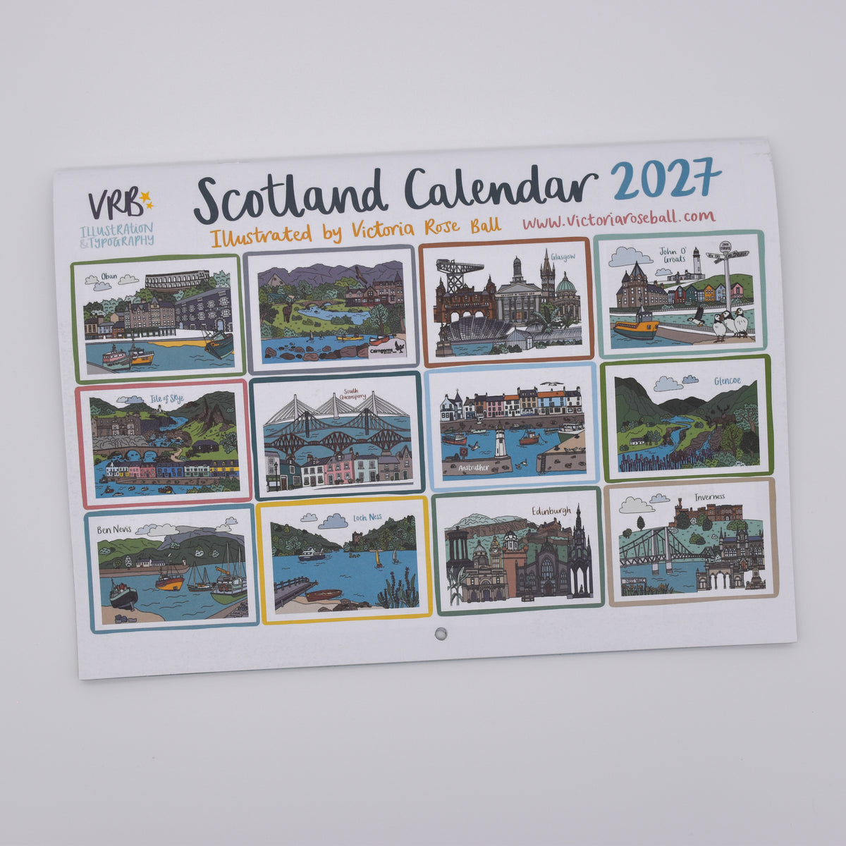 2027 Scotland Calendar Limited Edition