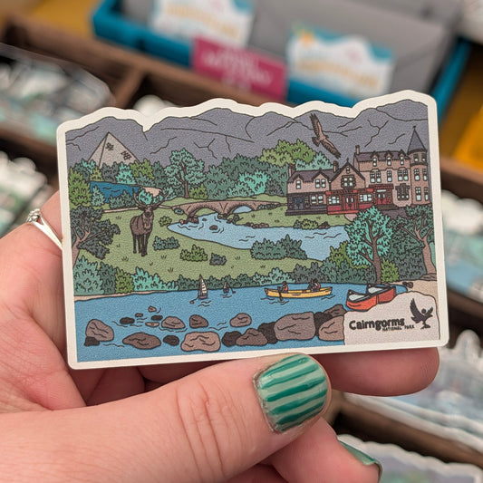 Cairngorms Illustrated Magnet