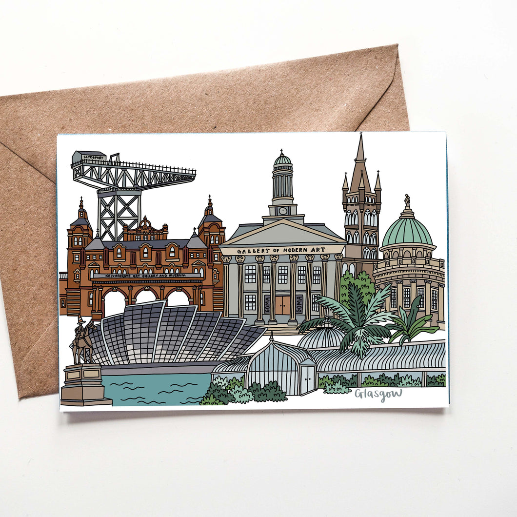 Glasgow Landmarks Card